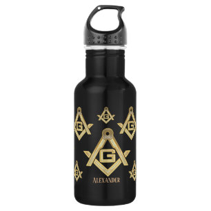 Masonic Golden Rush Edelstahlflasche
