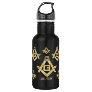 Masonic Golden Rush Edelstahlflasche