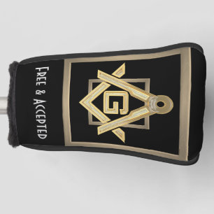 Masonic Golden Rush Golf Headcover