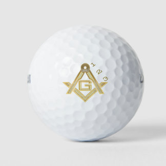 Masonic Golden Rush Golfball
