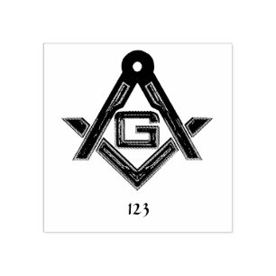 Masonic Golden Rush Gummistempel