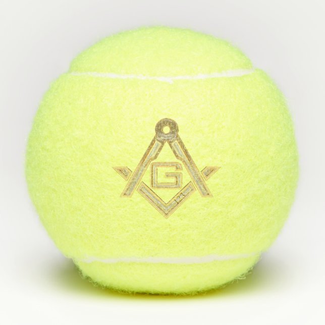 Masonic Golden Rush Tennisbälle (Vorderseite)