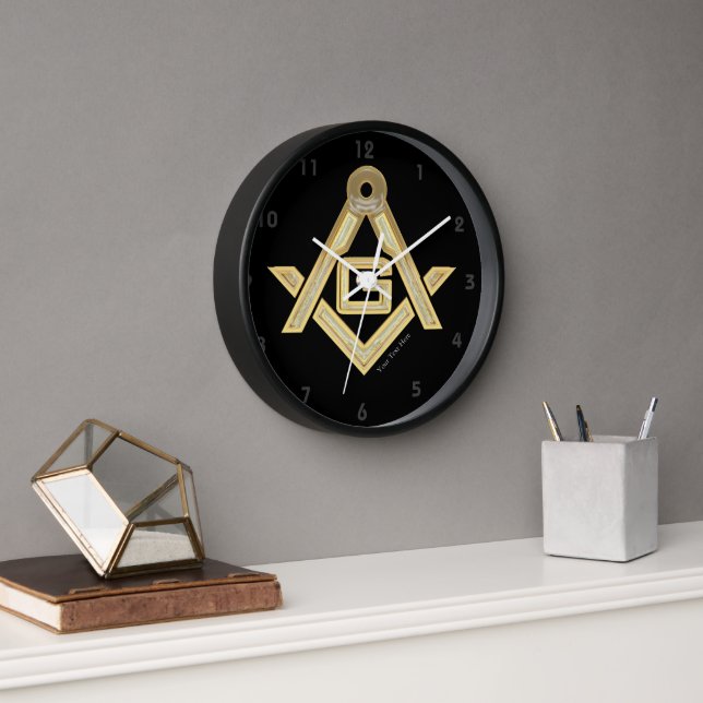 Masonic Golden Rush Uhr (Büro)