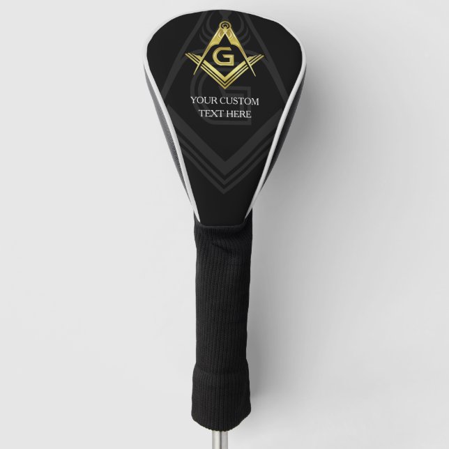 Masonic Golf Club Covers | Geeignete Freimaurerges Golf Headcover (Vorderseite)