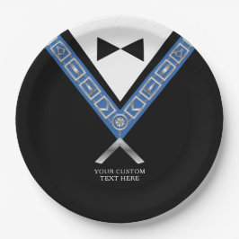 Masonic Masters Jewel Tux Template Freemason Pappteller