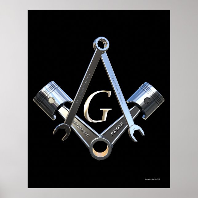 Masonic Mechanic Poster (Vorne)