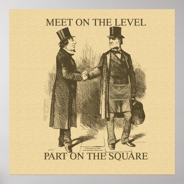 Masonic Meeting Poster (Vorne)