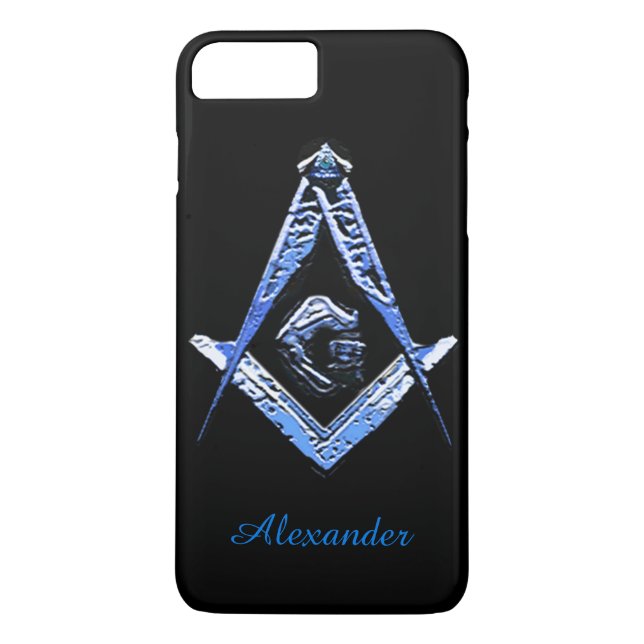 Masonic Minds (blau) Case-Mate iPhone Hülle (Rückseite)