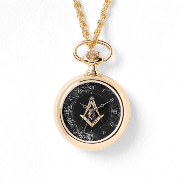 Masonic Minds (Gelbwünscht) Armbanduhr (Vorderseite)