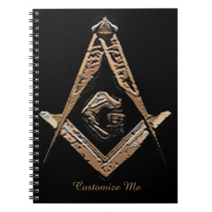 Masonic Minds (Golden) Notizblock