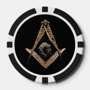 Masonic Minds (Golden) Pokerchips