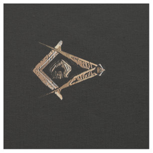 Masonic Minds (GoldenBrownish) Stoff