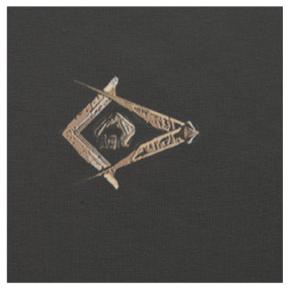 Masonic Minds (GoldenBrownish) Stoff