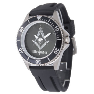 Masonic Minds (Silvery) Armbanduhr