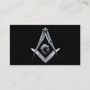 Masonic Minds (Silvery) Visitenkarte