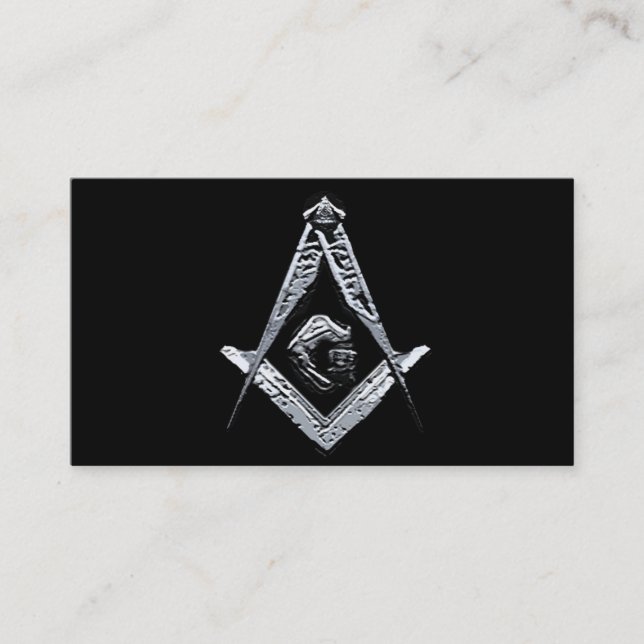 Masonic Minds (Silvery) Visitenkarte (Vorderseite)