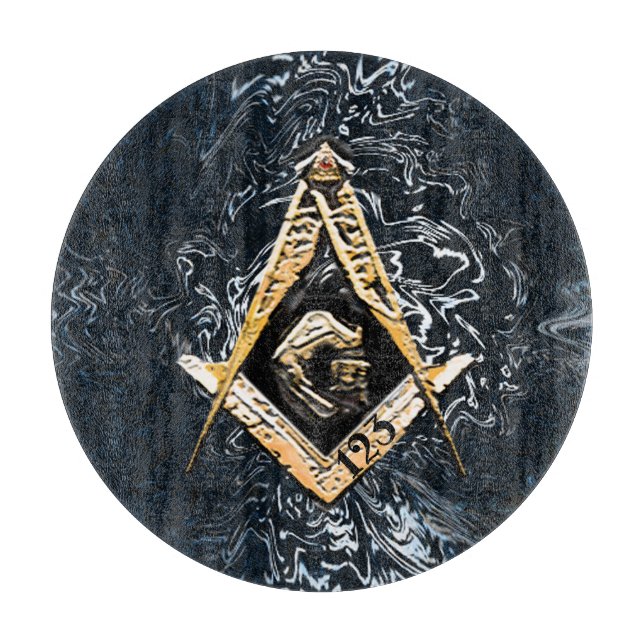 Masonic Minds (YellowishSwirlz) Schneidebrett (Vorderseite)