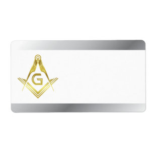 Masonic Name Tag Stickers und Labels
