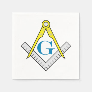 Masonic Napkins Serviette