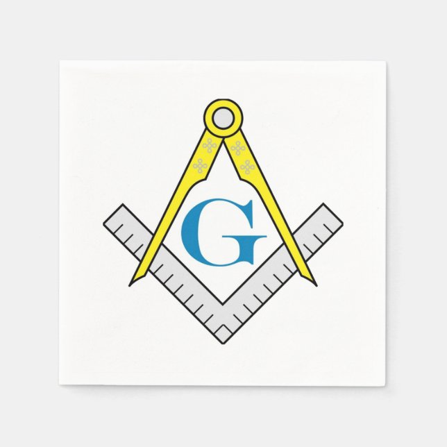Masonic Napkins Serviette (Vorderseite)