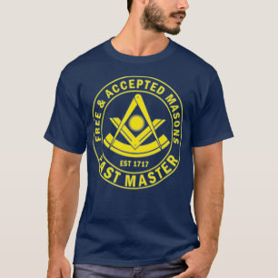 Masonic Past Master F AM Square Compass T-Shirt