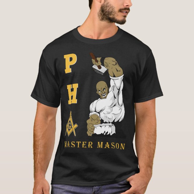Masonic PHA Master Masons Vatertag Geschenk T-Shirt (Vorderseite)