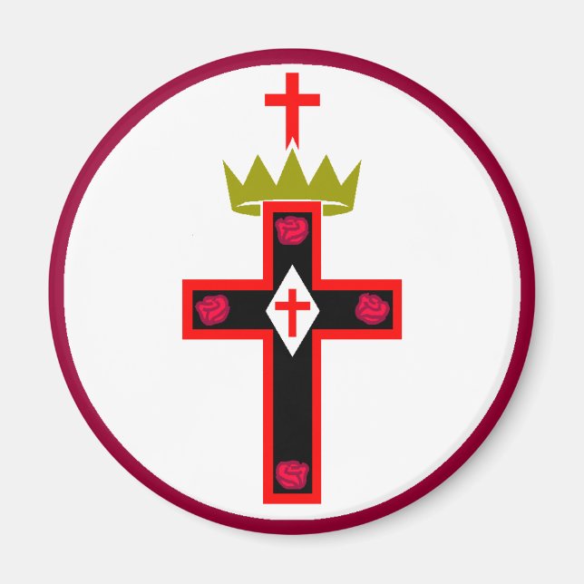 Masonic Rosicrucian Society Magnet (Vorne)