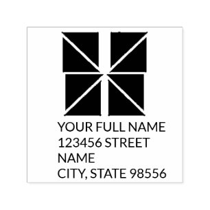 Masonic Rücksendeadresse Gummi Briefmarke Permastempel