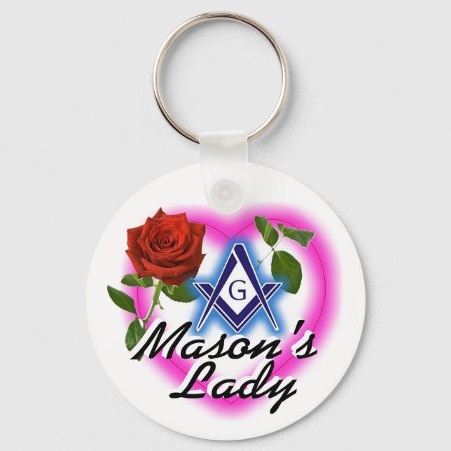 Masonic Schlüsselanhänger Mason's Lady (Vorderseite)