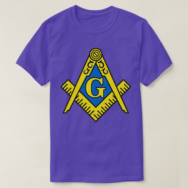 Masonic Shirt Square Compass Emblem (Design vorne)