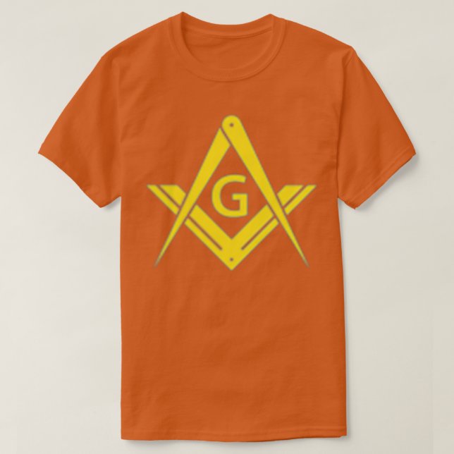 Masonic Shirt Square Compass Freemason (Design vorne)