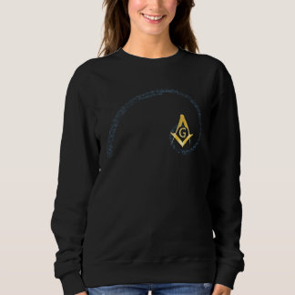 Masonic  Square & Compass Fibonacci Spiral Sweatshirt