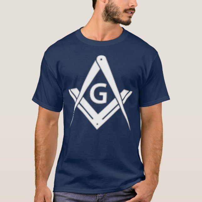 Masonic Square Compass Freemason T-Shirt (Vorderseite)