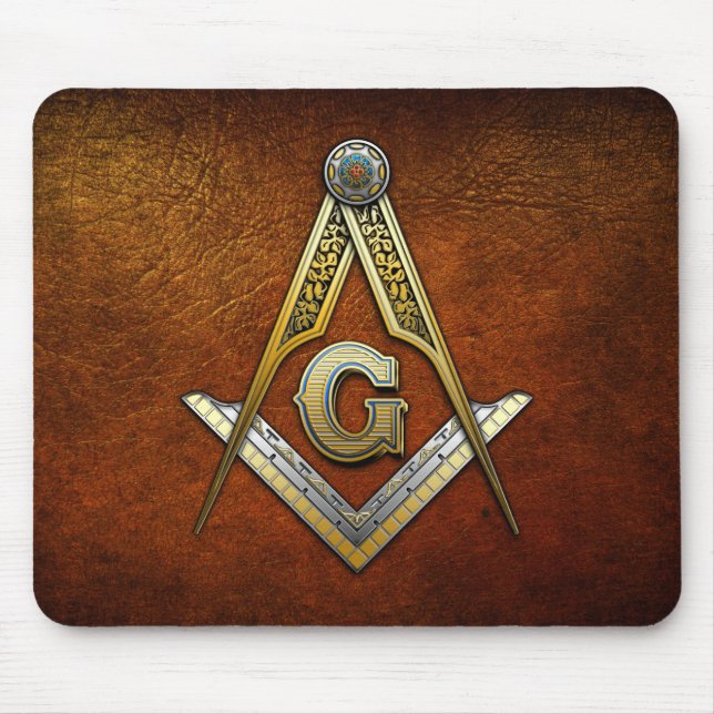Masonic Square und Compasses Mousepad (Vorne)