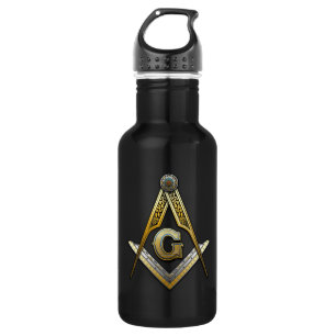 Masonic Square und Compasses Trinkflasche