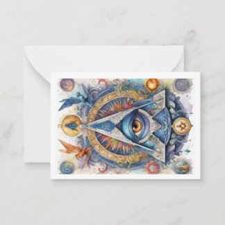 Masonic Style Postkarte