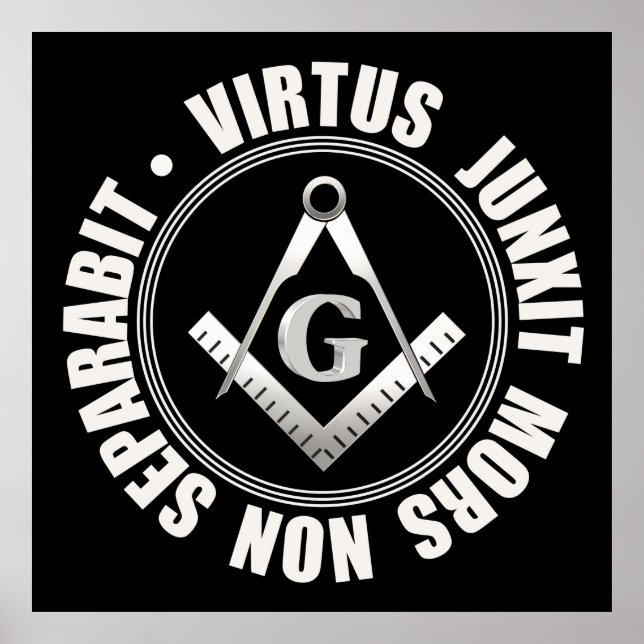 Masonic-Symbol-Poster Poster (Vorne)
