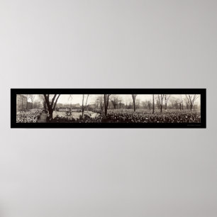 Masonic Temple Detroit Foto 1920 Poster