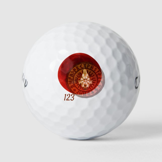 Masonic Warrior Golfball (Vorderseite)