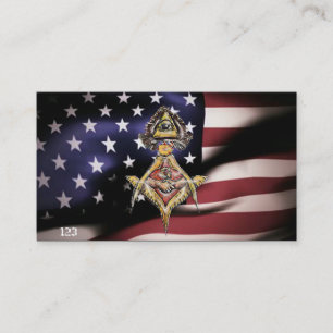 Masonische Augen Visitenkarte