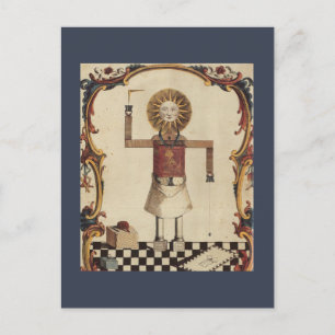Masonische Kunst Postkarte