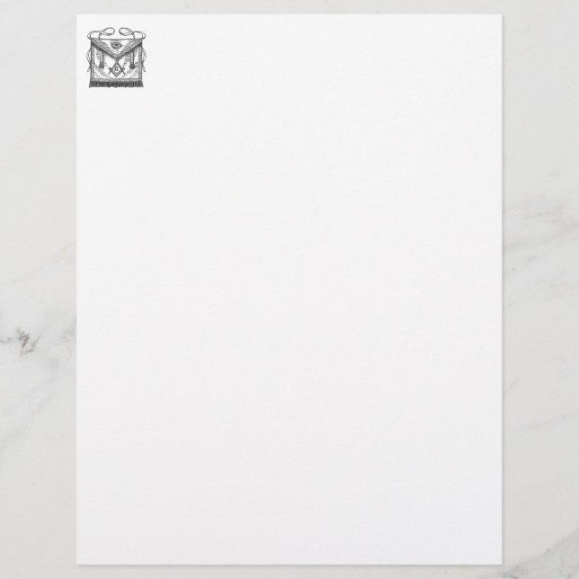 Masonische Schürze (Vorderseite)