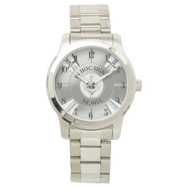 Masonisches Kreuz Armbanduhr (Vorderseite)