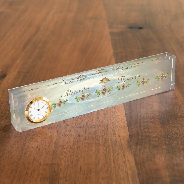 Masonisches Leben (Kosmos) Namensplakette (Seite)