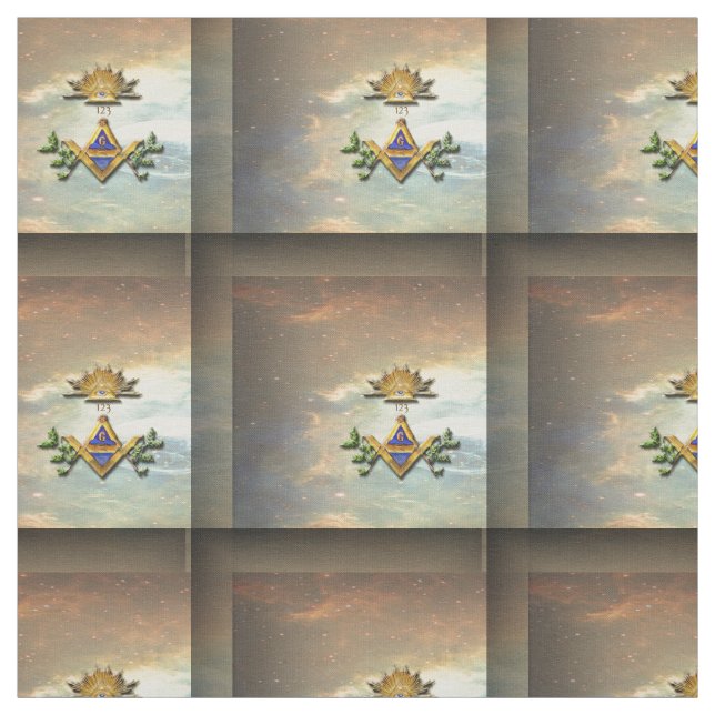 Masonisches Leben (Kosmos) Stoff (Muster)