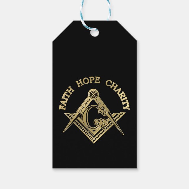 Masonisches Symbol Geschenkanhänger (Vorderseite)