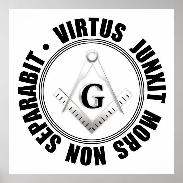 Masonisches Symbol Poster (Vorne)
