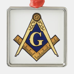 MASONS ORNAMENT AUS METALL