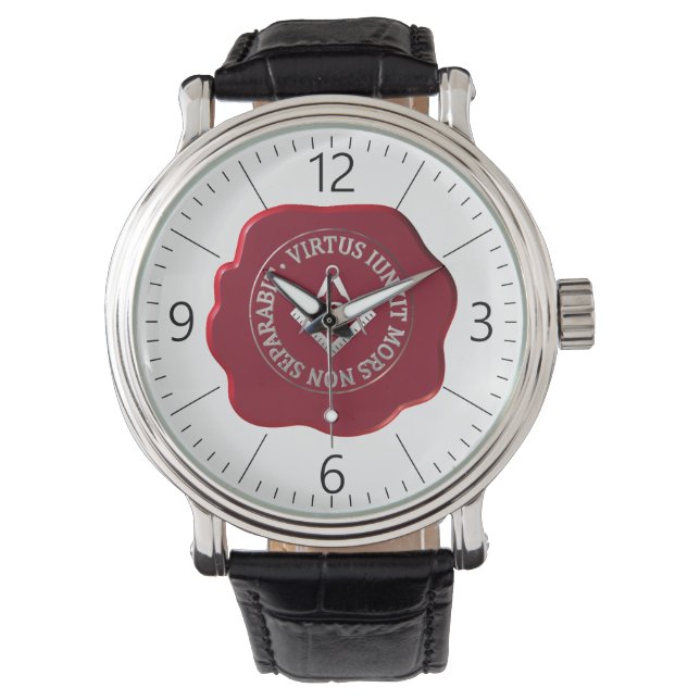Masonwachs-Siegel Armbanduhr (Vorderseite)