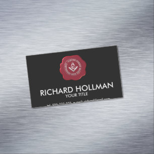 Masonwachs-Siegel Magnetische Visitenkarte